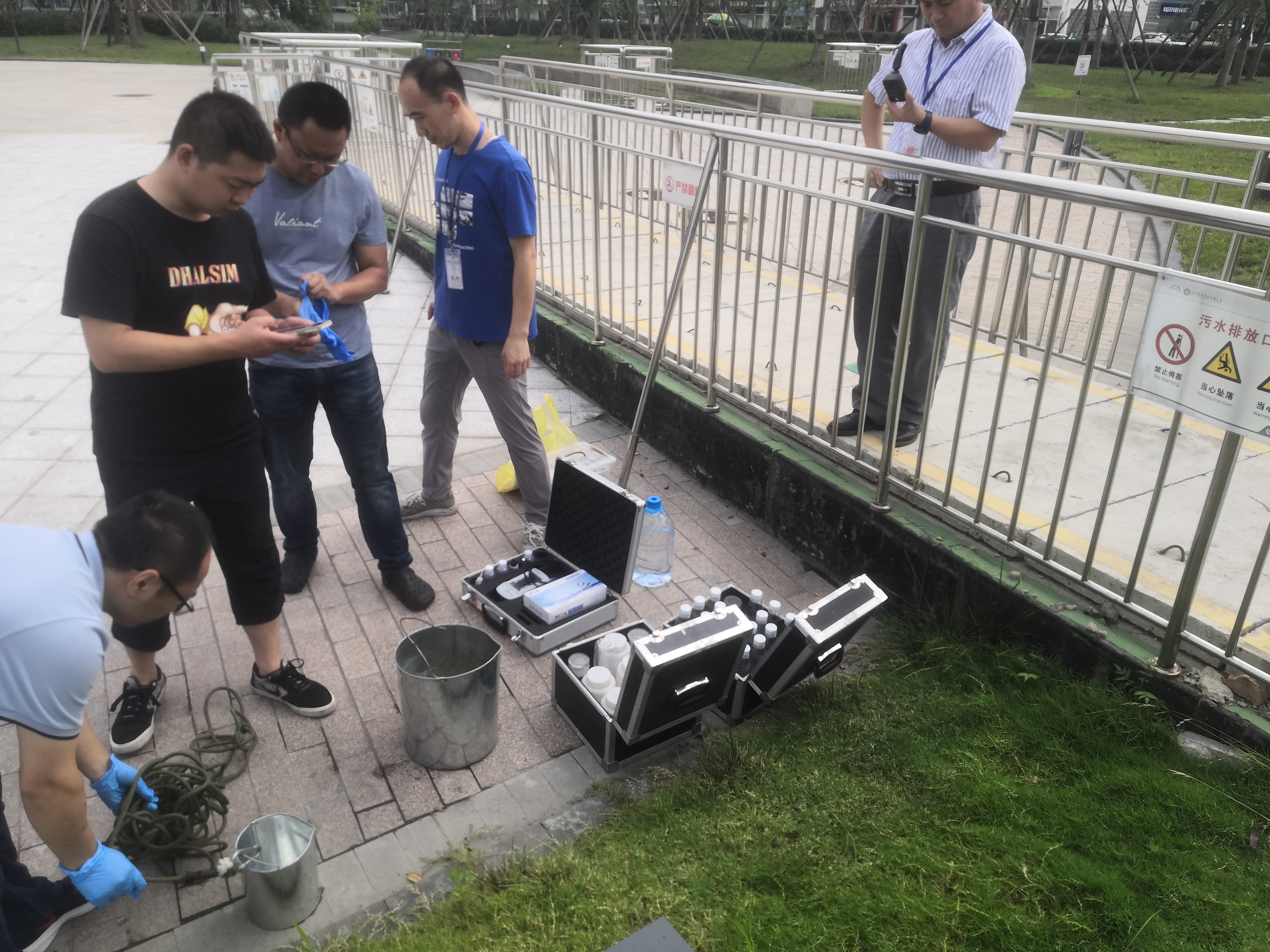 2021年8月6日，四川博水環(huán)保  在雙流空港醫(yī)院污水處理站，開展污水處理站應(yīng)急演練